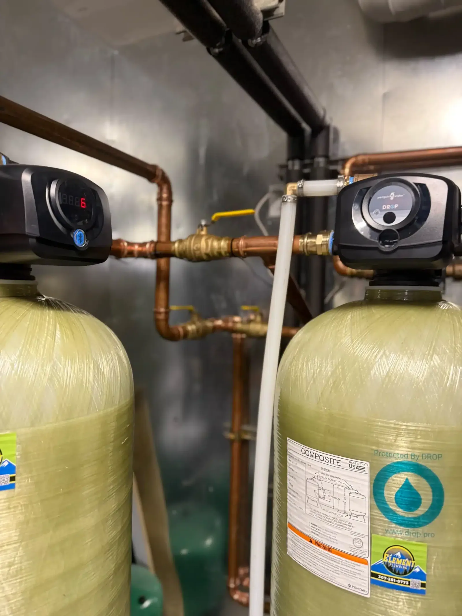 Home water filtration system installed by Element in Flagstaff