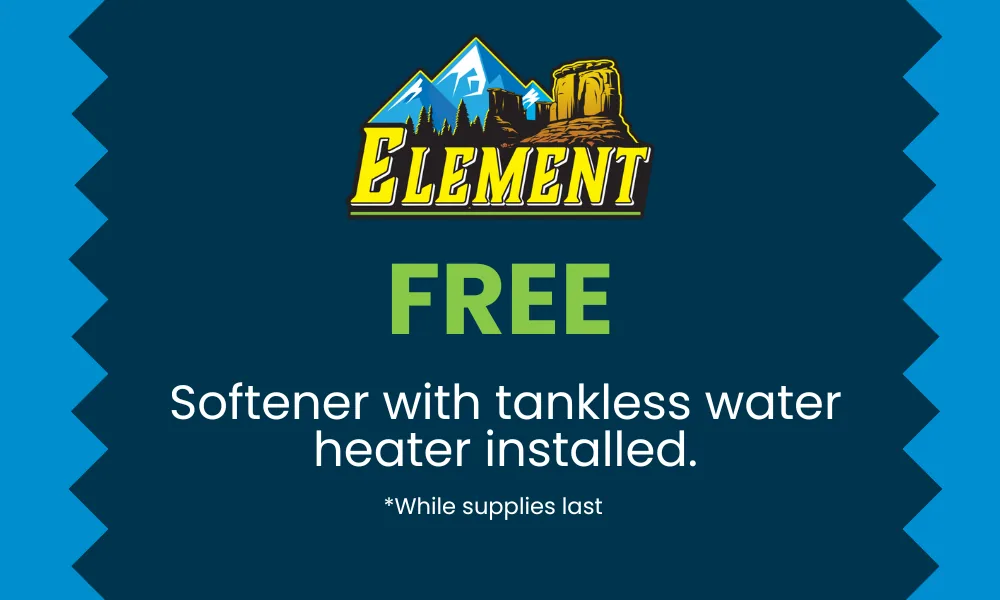 Water softener installation coupon